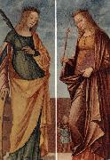 CARPACCIO, Vittore St Catherine of Alexandria and St Veneranda dfg painting